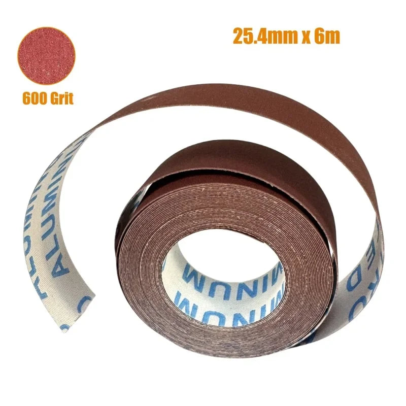 Sandpaper Roll 6M x 25cm Emery Cloth Grit 80 to 600 Abrasive Sandpaper Roll Oasis Select Single Roll P600
