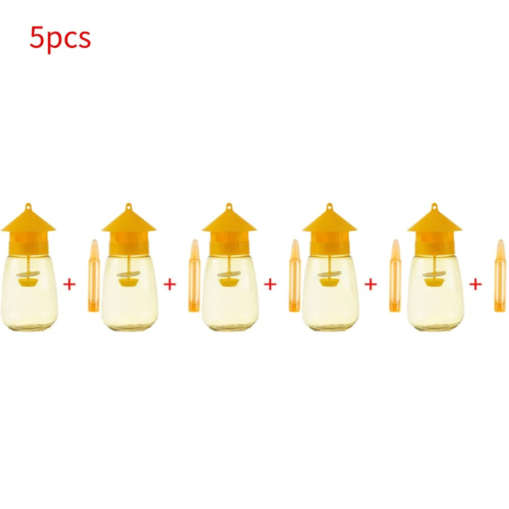 Trap Fruit Stalls Melon Fruit Insects Fruit Fly Bee Armyworm Attract Trap Agent it Fly Killer Catcher Orchard Insect Trap Oasis Select 5pcs