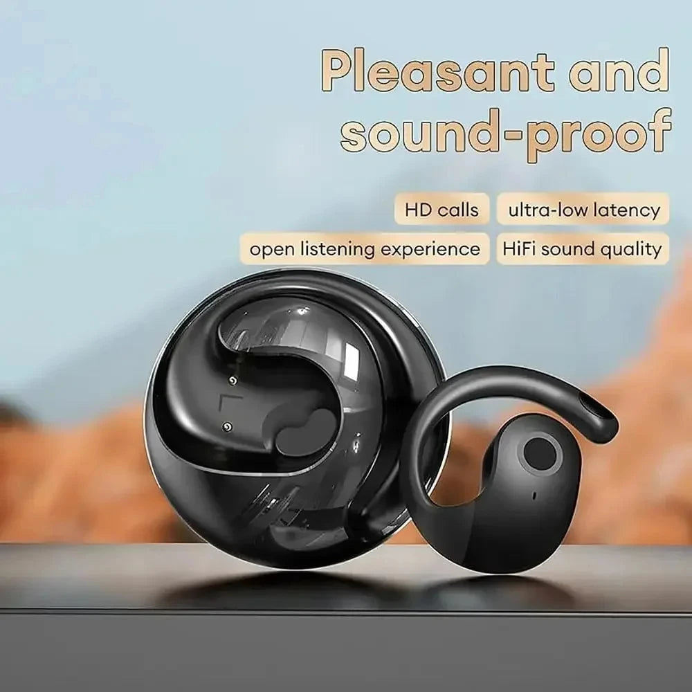 OWS Wireless Headphones Comfortable Ear Hook Touch Control Earbuds with Mic Wireless Bluetooth Headset for Phone Earphones Game Oasis Select