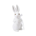 Colorful Foam Easter Bunny Figurine with Ribbon | 22cm Ornament