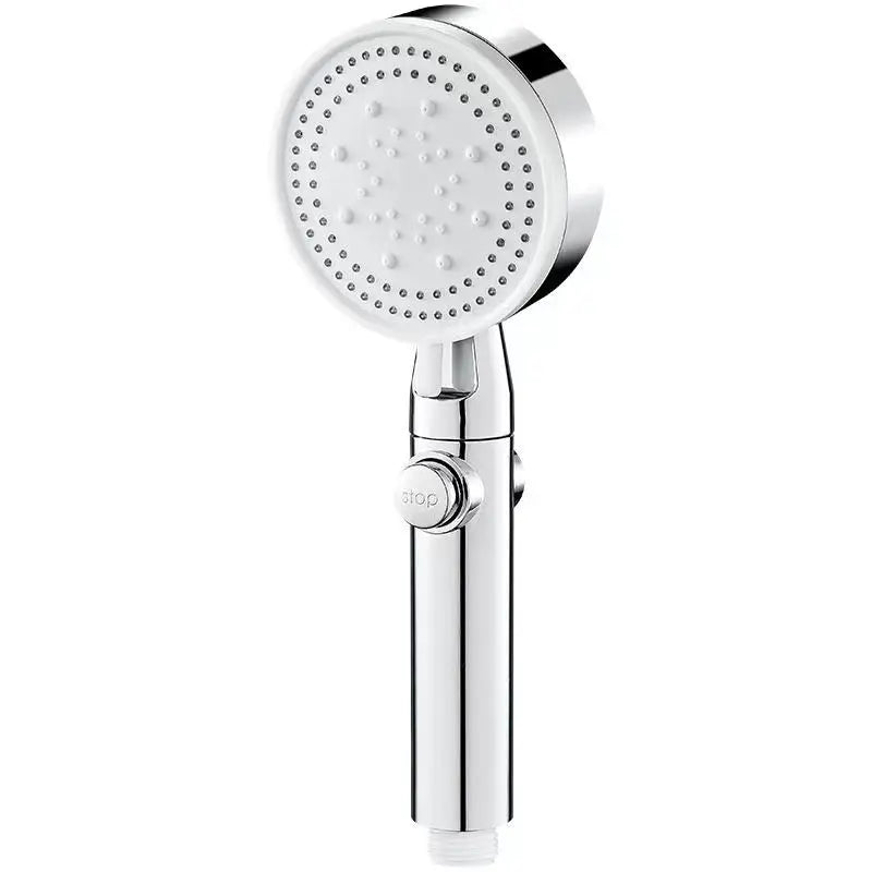 This multi-functional, height-adjustable shower head features 5 modes, adjustable water flow, and a one-touch stop function. Oasis Select Silver
