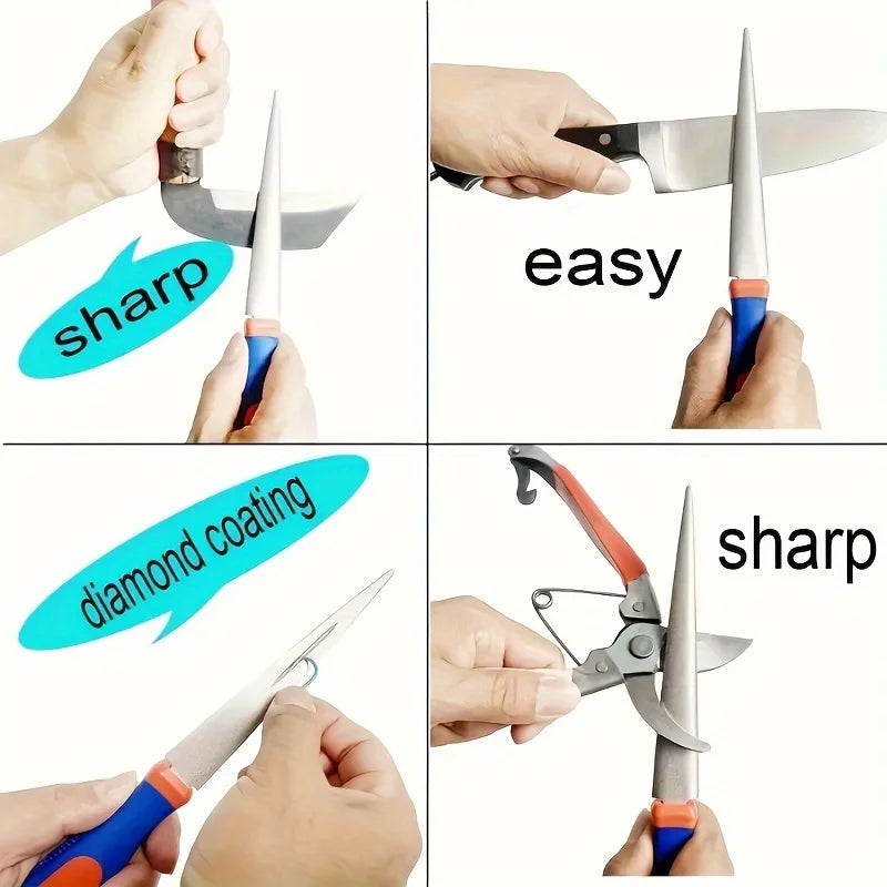 Diamond Double-Sided File Sharpener for Scissors & Garden Tools Tool Sharpener Oasis Select