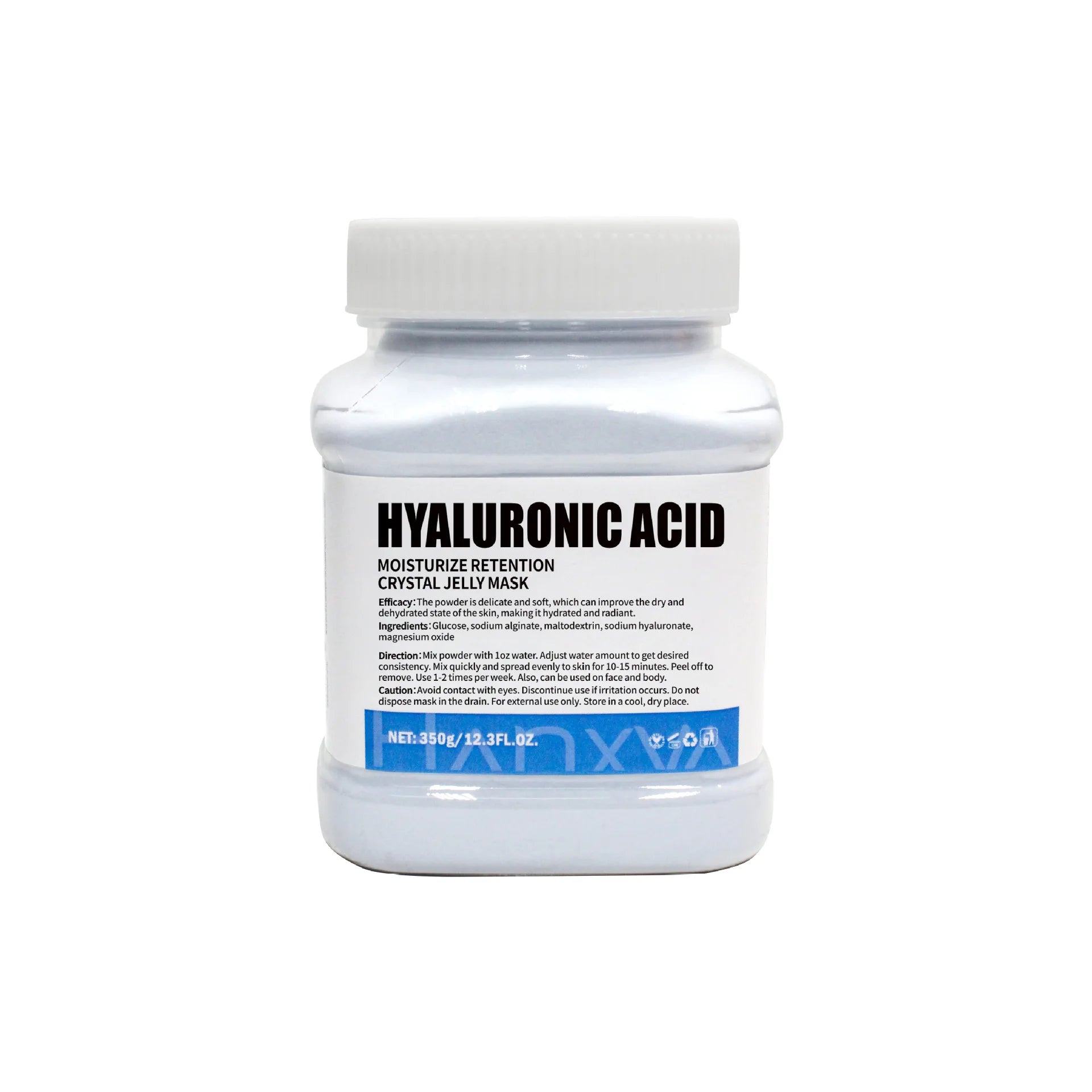 Jelly Face Mask Powder Hyaluronic Acid Vitamin C Rose Collagen Diy Plant Masks Powder Moisturizing Nourishing Mask ﻿ Oasis Select Hyaluronic Acid 350g