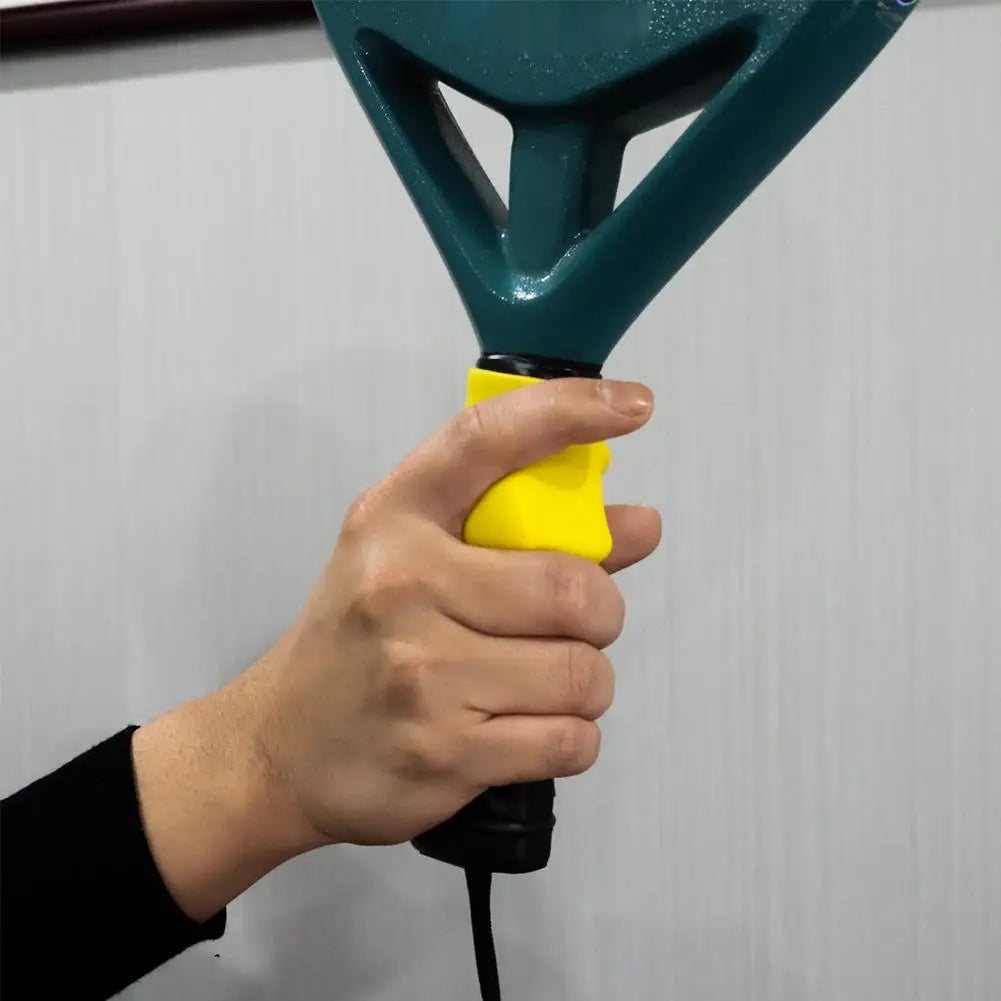 3 Colors Available Tennis Grip Corrector Soft Silicone Anti-Slip Ergonomic Comfort Handle Grip Corrector Training Device Oasis Select