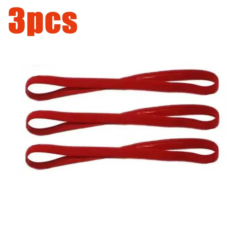 6 3Pieces Solid Thick Non-slip Elastic Sports Outdoor Headbands Hair