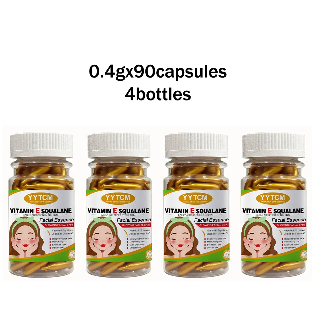 Vitamin E deep moisturizing capsule essence, deep moisturizing and skin brightening essence (0.4gx90 capsules)/bottle-1 bottle Oasis Select 4 bottles 0.4gx90capsules