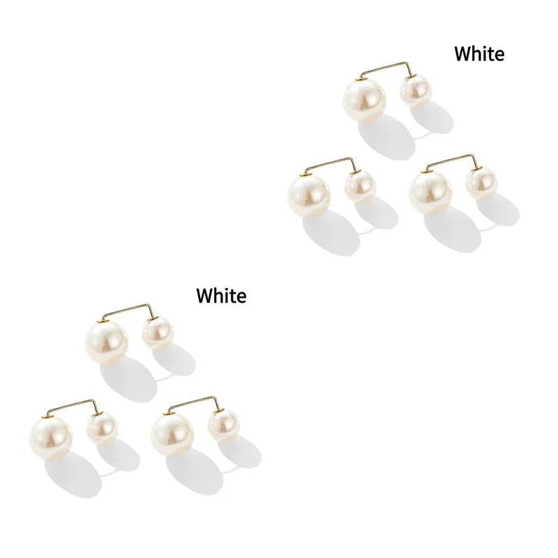 3/12PCS Pearl Non-Slip Safety Pins Dress Brooch Decoration Dress Waist Fastening Pins Collar Adjustment Scarf Fashion Versatile Oasis Select 6pcs White