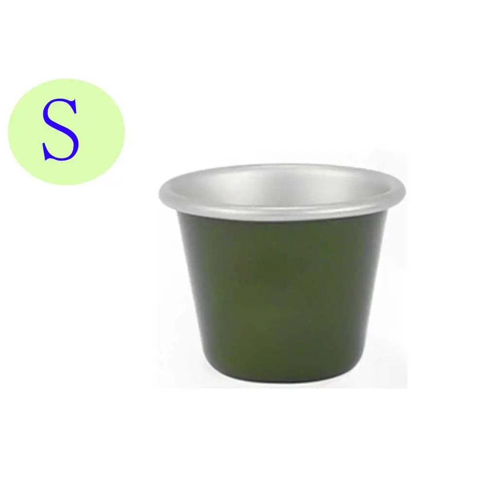 Stainless Steel Cup Stackable Water Cup Picnic Drinkware Traveling Camping Tumbler Outdoor Beer Milk Mug Water Cup Oasis Select Green S