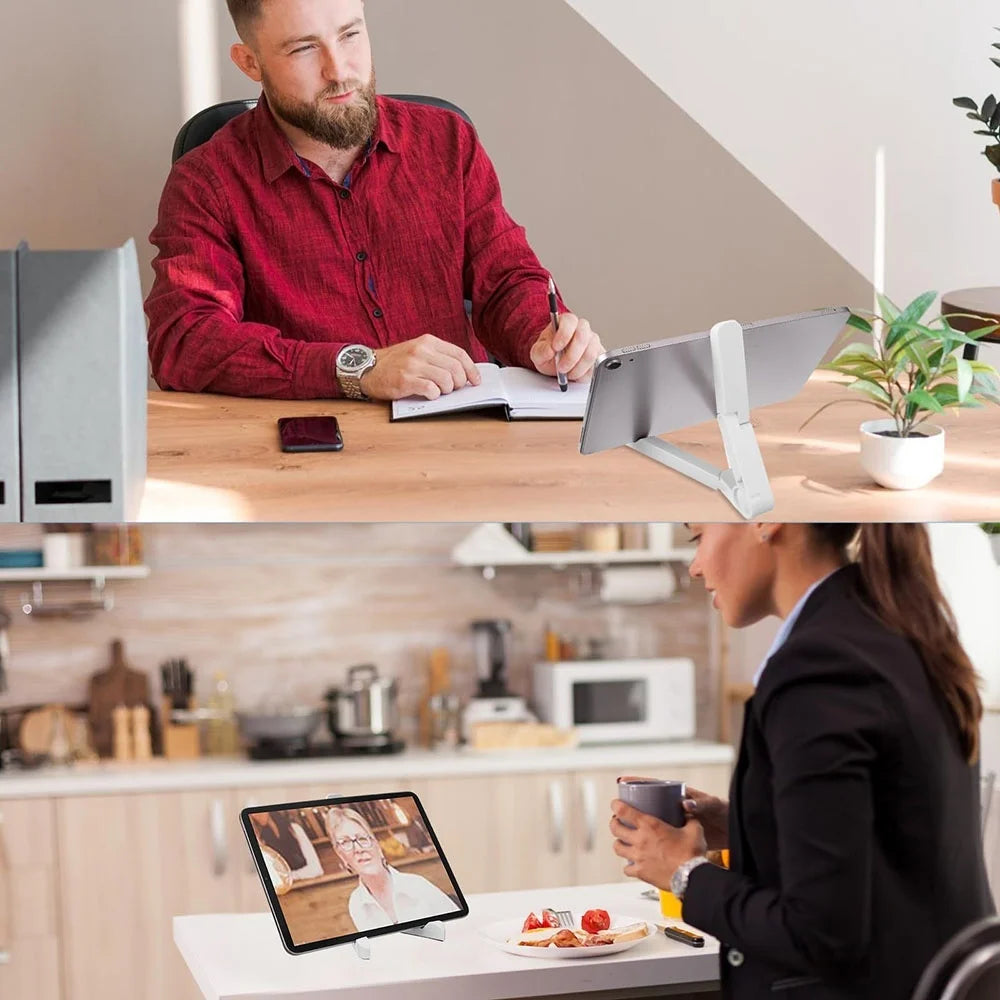 Portable Tablet Phone Folding Triangular Phone Stand Easy To Carry Mobile Phone Fixed Tablet Stand For Samsung Xiaomi iPad Stand Oasis Select