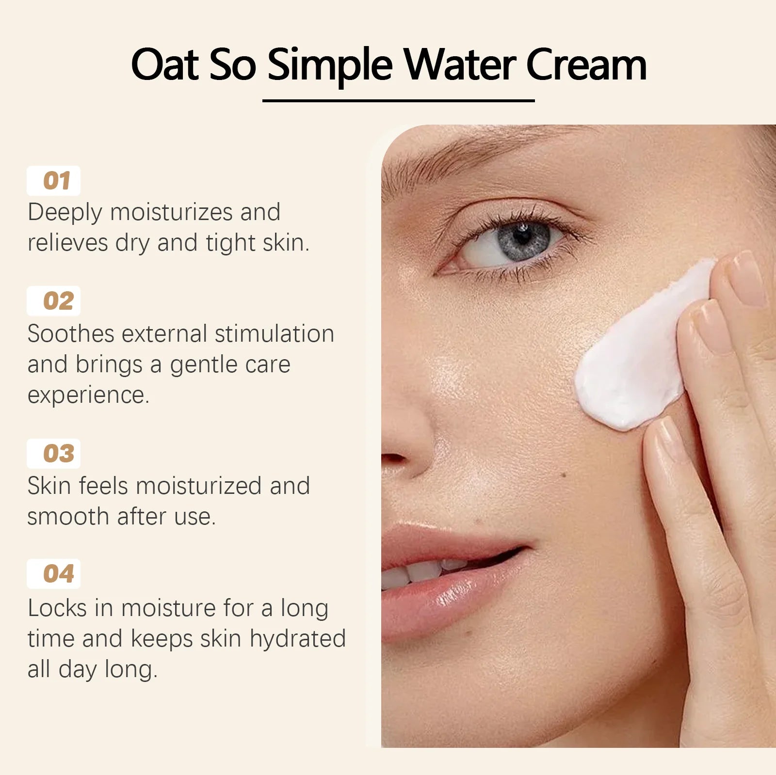Eelhoe Oat Face Moisturizer – Soothing Blemish Relief Cream Face Moisturizer Cream Oasis Select
