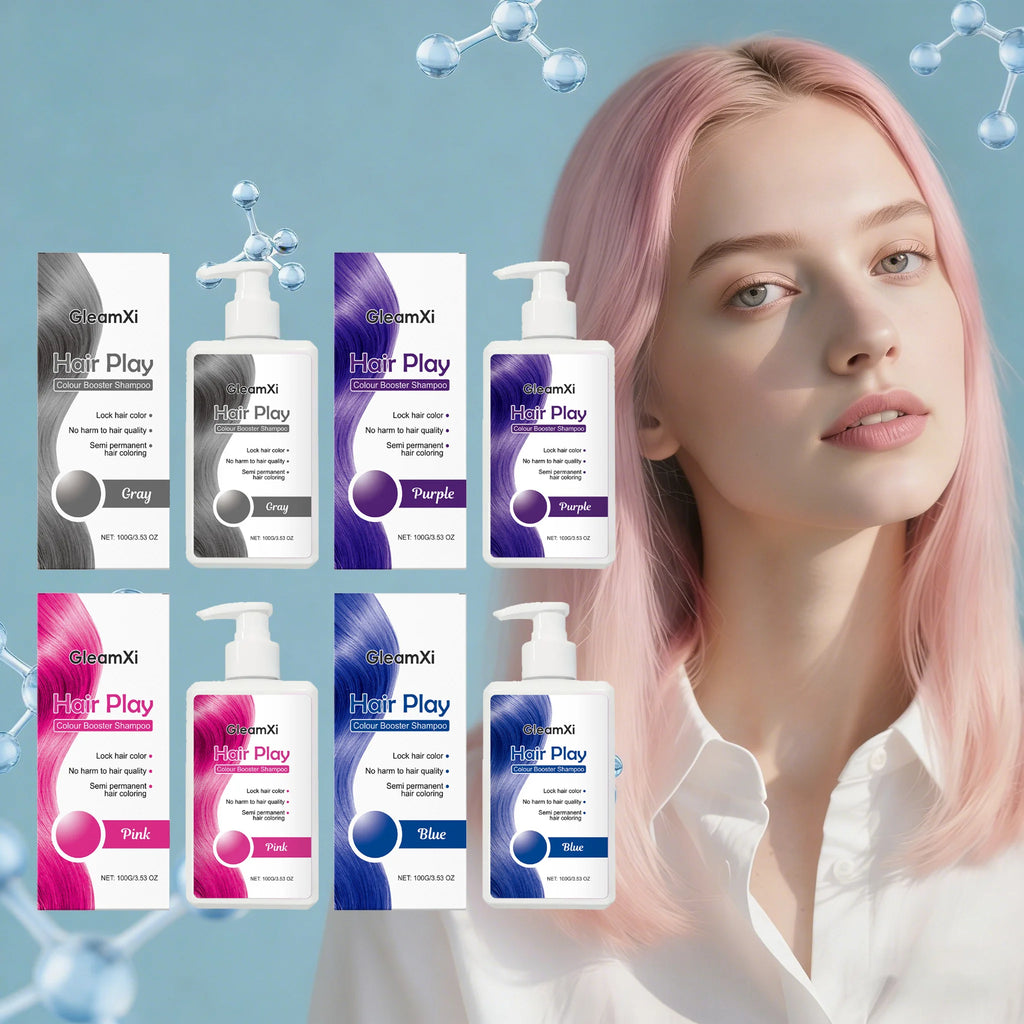 Hair Coloring Shampoo Color Enhance Hair Dye Protection Fade Yellow After Bleach Hair Non-Irritating Fixing Hair Dye Shampoo Oasis Select