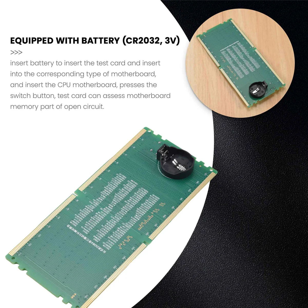 DDR4 Test Card RAM Memory Slot Out LED Desktop Motherboard Repair Analyzer Tester Oasis Select