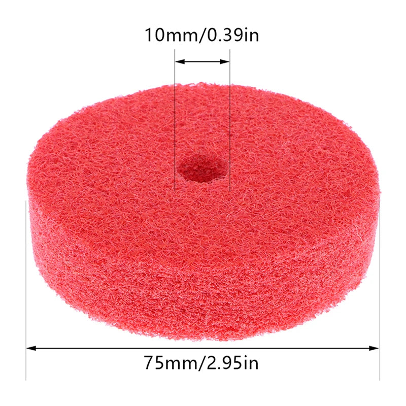 3Inch 75mm Nylon Grinding Wheel Buffing Wheels For Polishing Of Metal Wood Plastic Power Tool Accessories Part Oasis Select