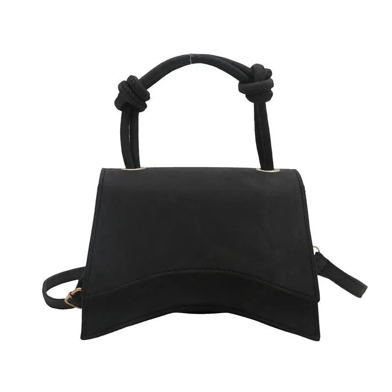 Women's Small Square Crossbody Shoulder Bag – PU Leather