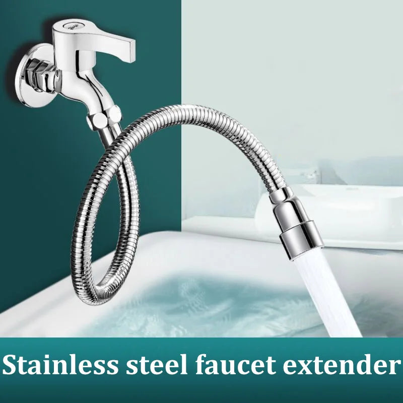 Universal Kitchen Faucet Extender & Swivel Aerator Hose