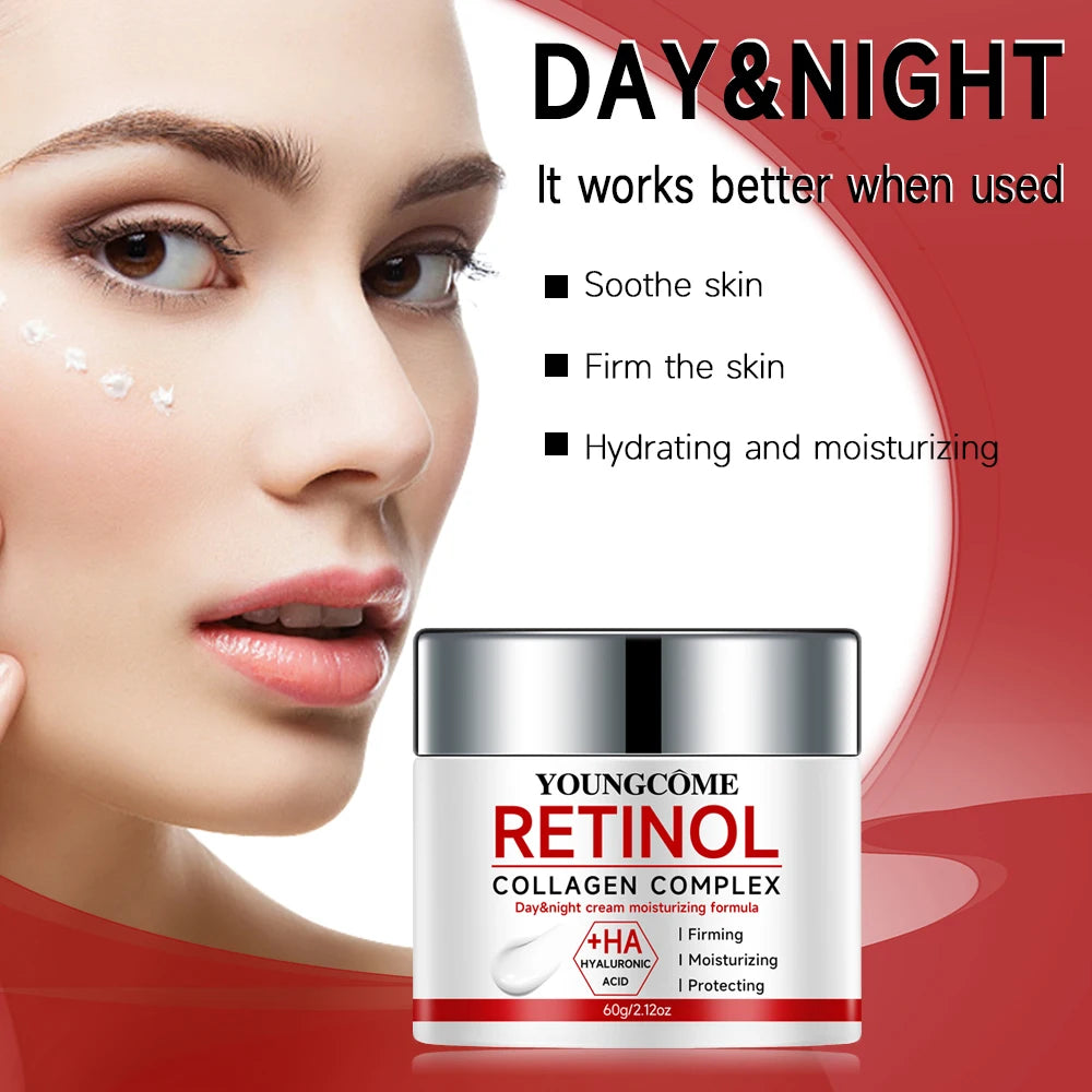 Retinol Lifting Face Cream Collagen Look Reduced Wrinkle Face Cream For Moisturizer Boost Radiance Skin Products Oasis Select