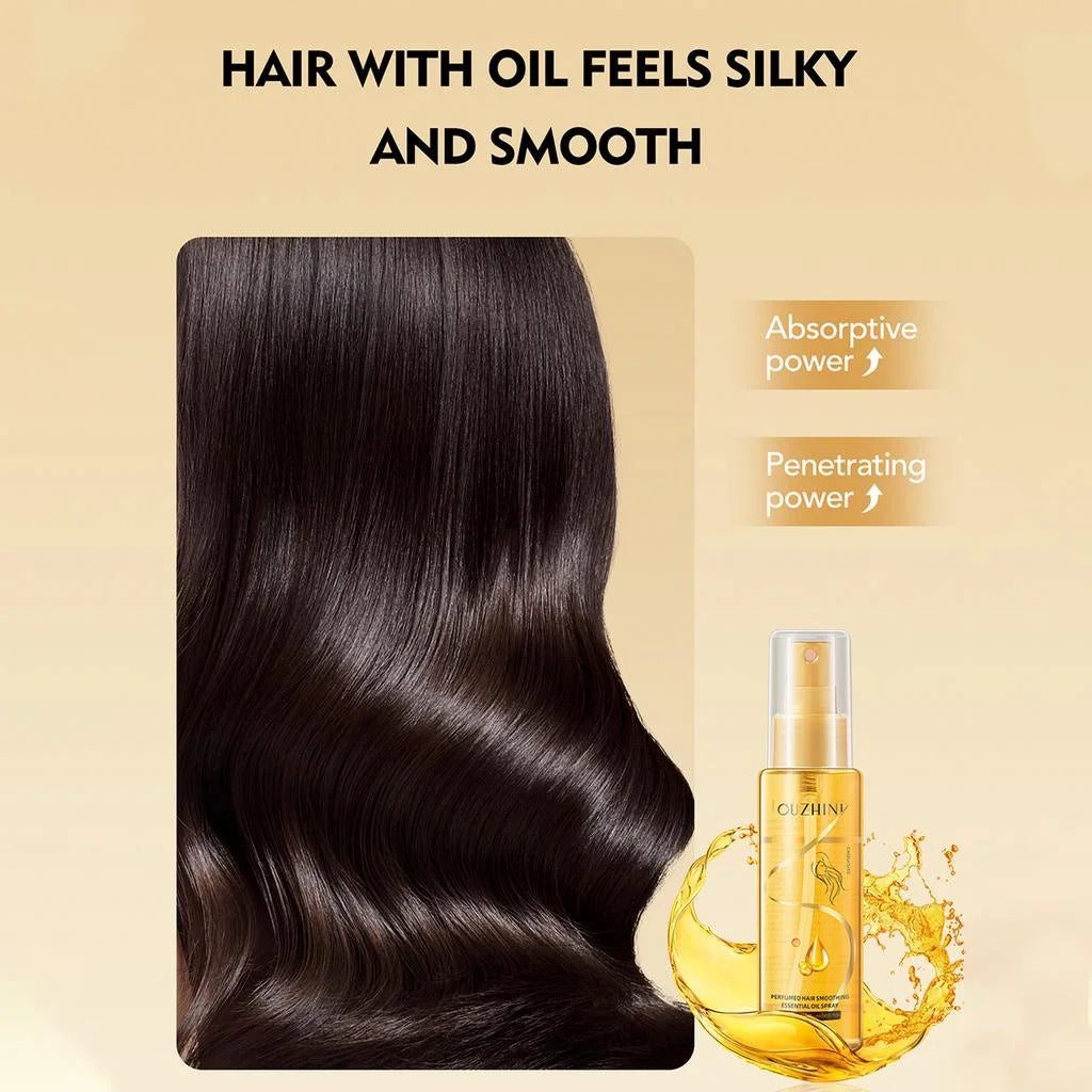 Deep nourishing hair care essential oil spray can increase luster and improve hair repair and damage fragrance Oasis Select