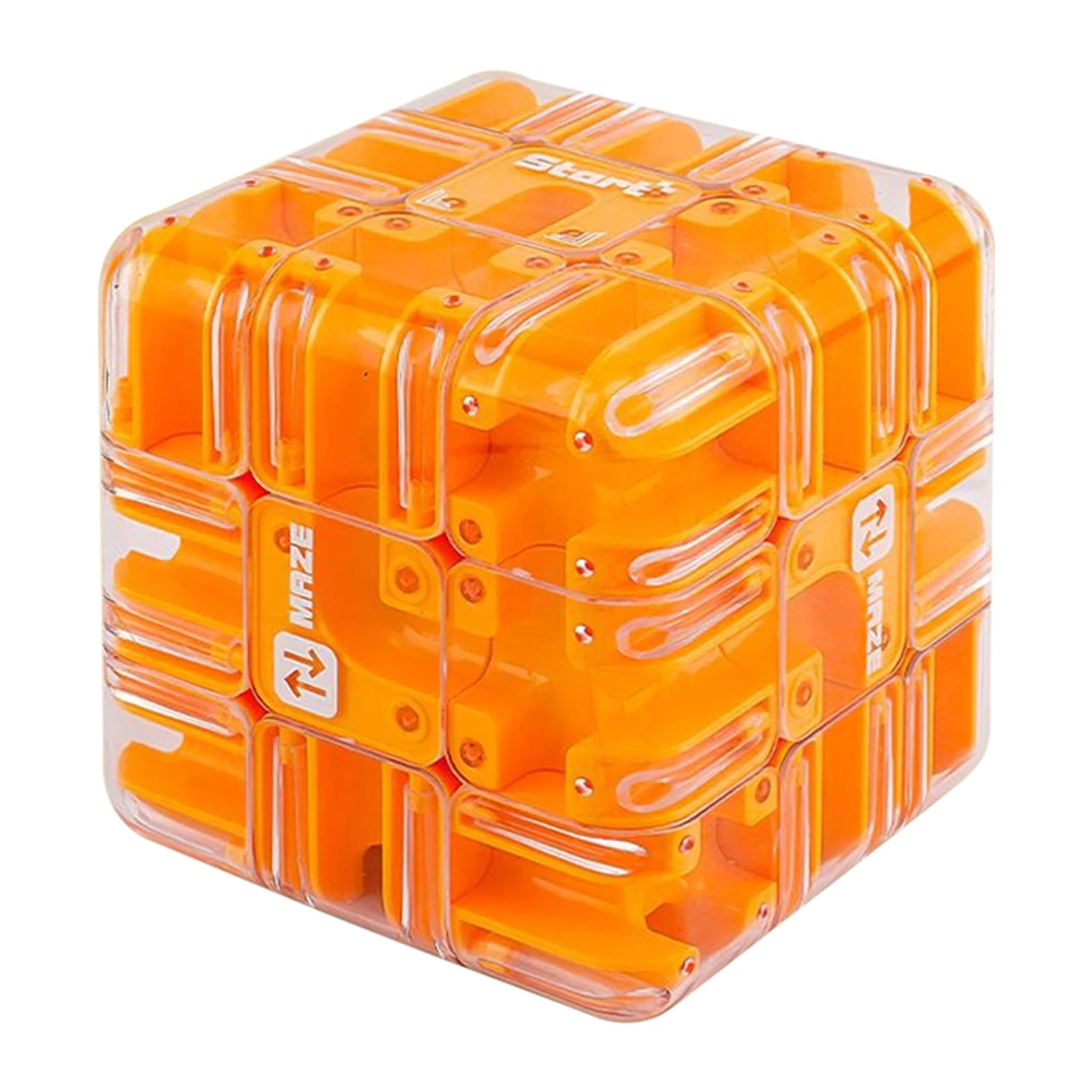 3D Maze Cube Puzzle with Rolling Ball – Brain Teaser for Kids