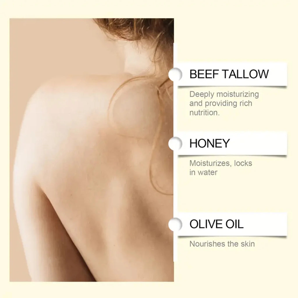 Grass-Fed Tallow Balm – Bee Venom & Caffeine Moisturizer Tallow Moisturizer Balm Oasis Select