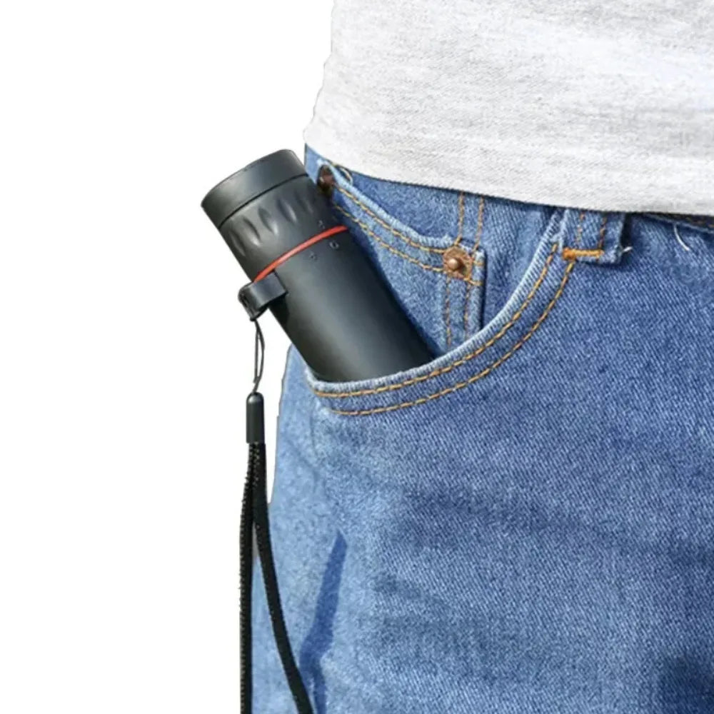 New 2000x25 HD Monocular Telescope Mini Portable Mobile Phone Telescope with Holder Camping Hunting Birdwatching Telescope Oasis Select
