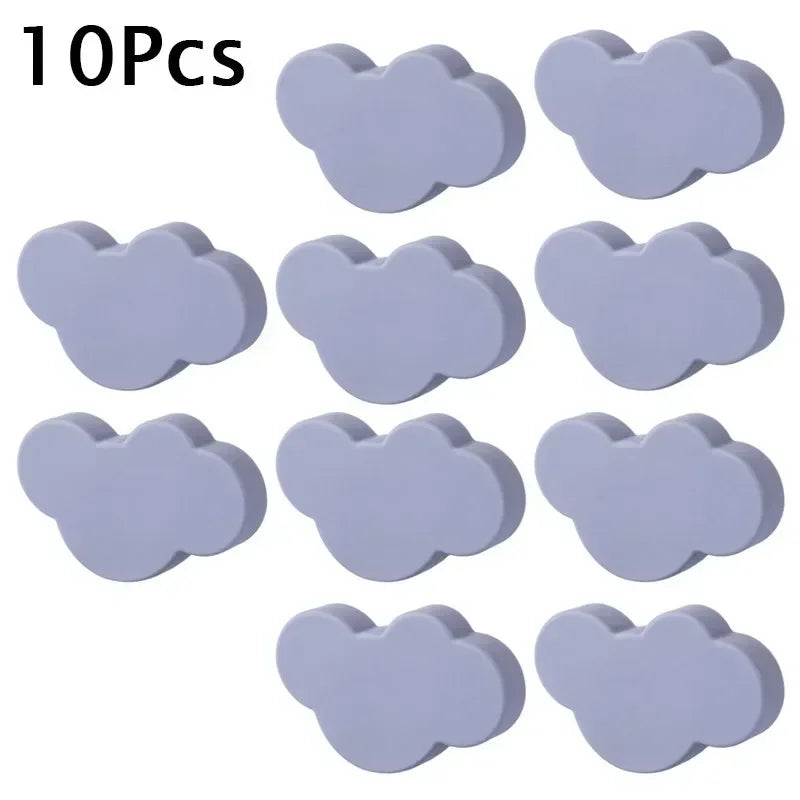 2/4/6/10Pcs Cartoon Furniture Handles Children Room Knobs Handles for Cabinets Drawer Pull Handle Door Knob for Cabinet Pulls Oasis Select grey 10pcs 54x36mm