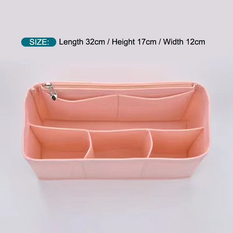 Felt Purse Organizer Insert – Bag Shaper & Storage Liner