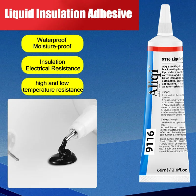 15/60ML Liquid Glue Electrical Insulation Paste Wire Cable Coat Fix Line Glue Home Electric Line Repair Insulation Sealant Oasis Select