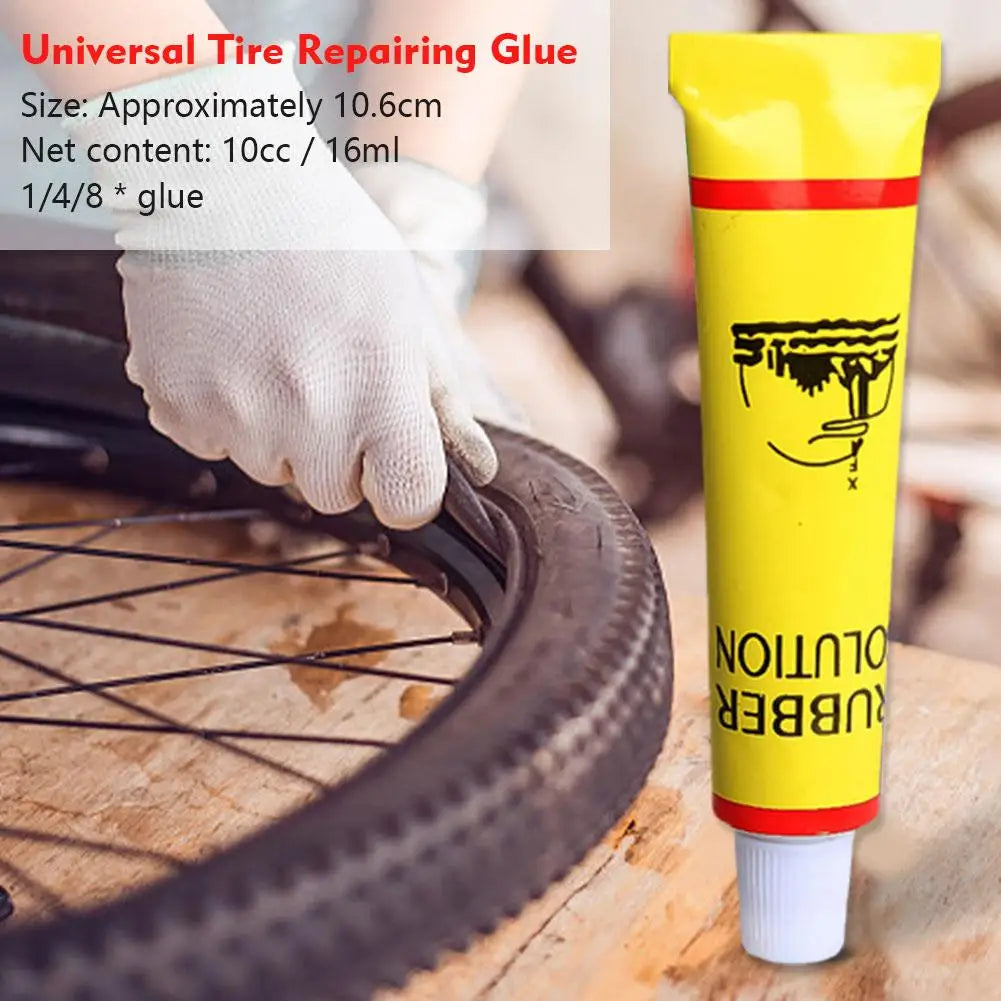 1-8pcs Car Motorcycle Bicycle Tire Repairing Glue Inner Tube Puncture Repair Glue Agent Emergency Portable Tyre Vulcanized Glue Oasis Select