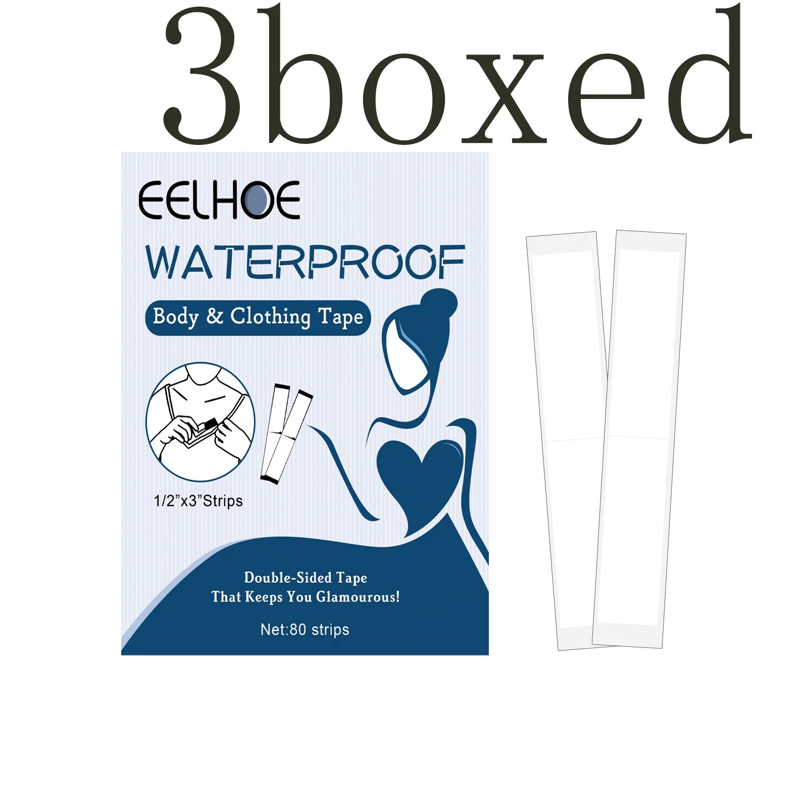Invisible Double-Sided Anti-Slip Tape for Neckline & Straps