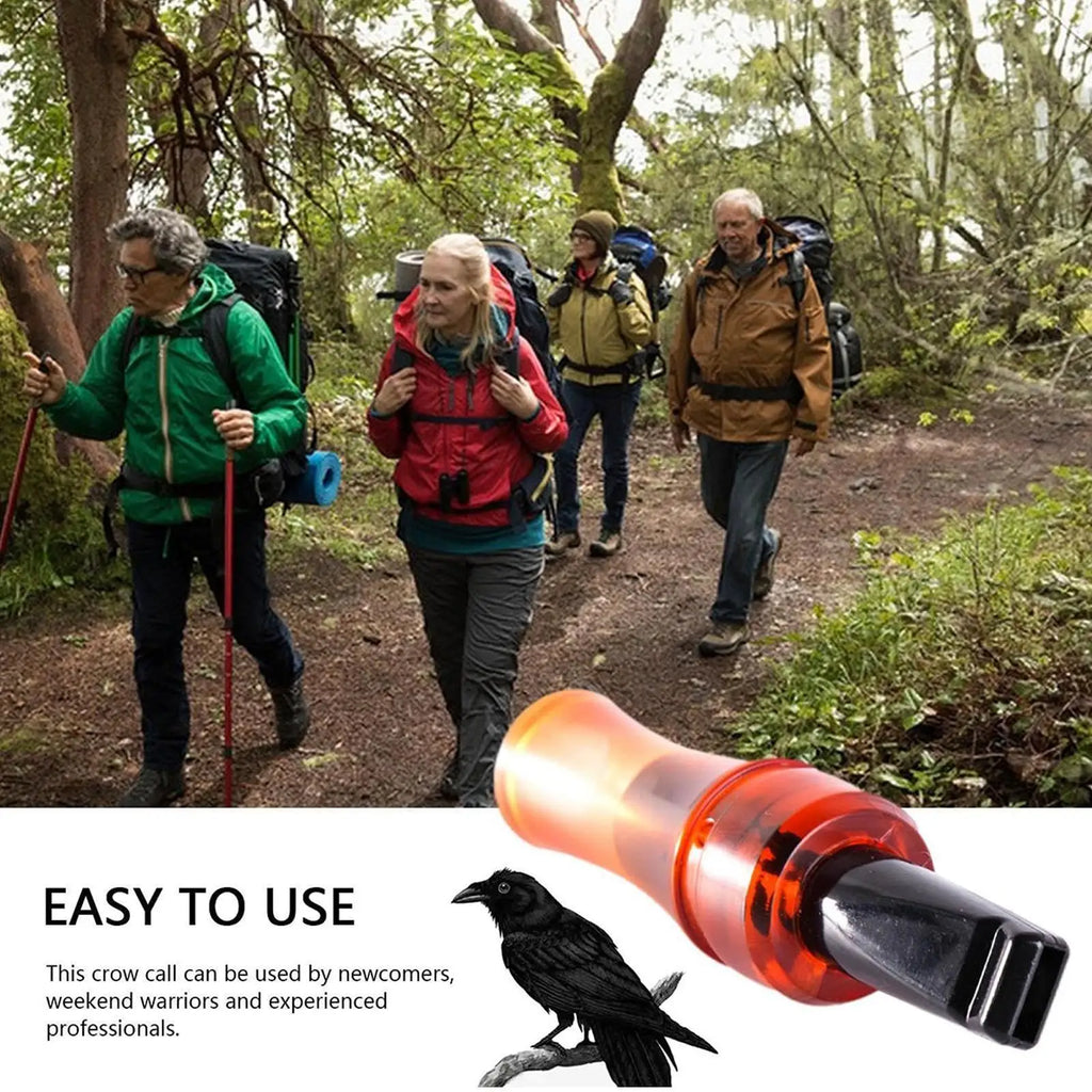 Bird Call Whistle Crow Locator Call Hunting Bird Caller Bait Game for Hiking Wildlife Training Tracking Outdoor Travel Survival Oasis Select