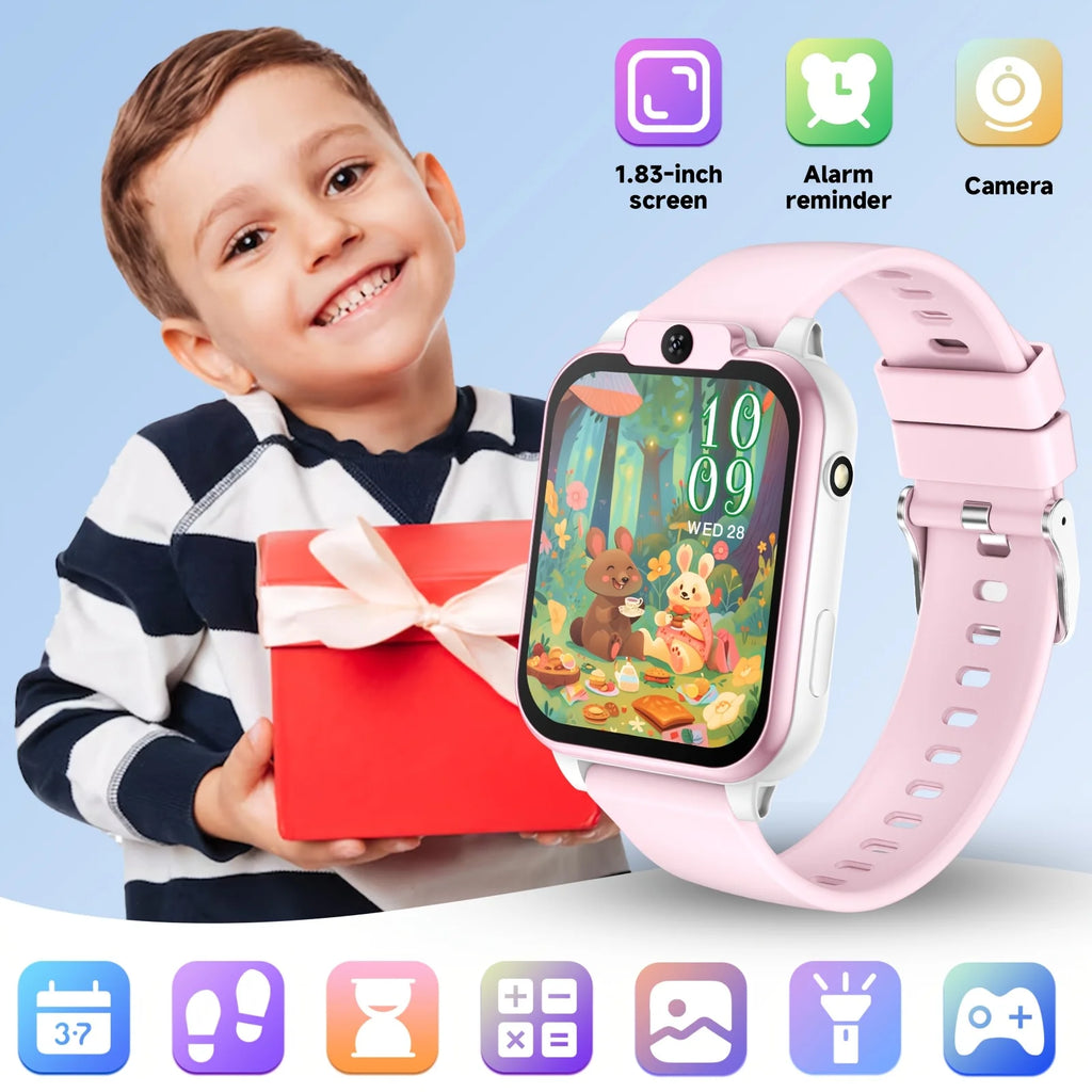 ERUN Kids Smart Game Watch – 18 Games, Camera & Pedometer