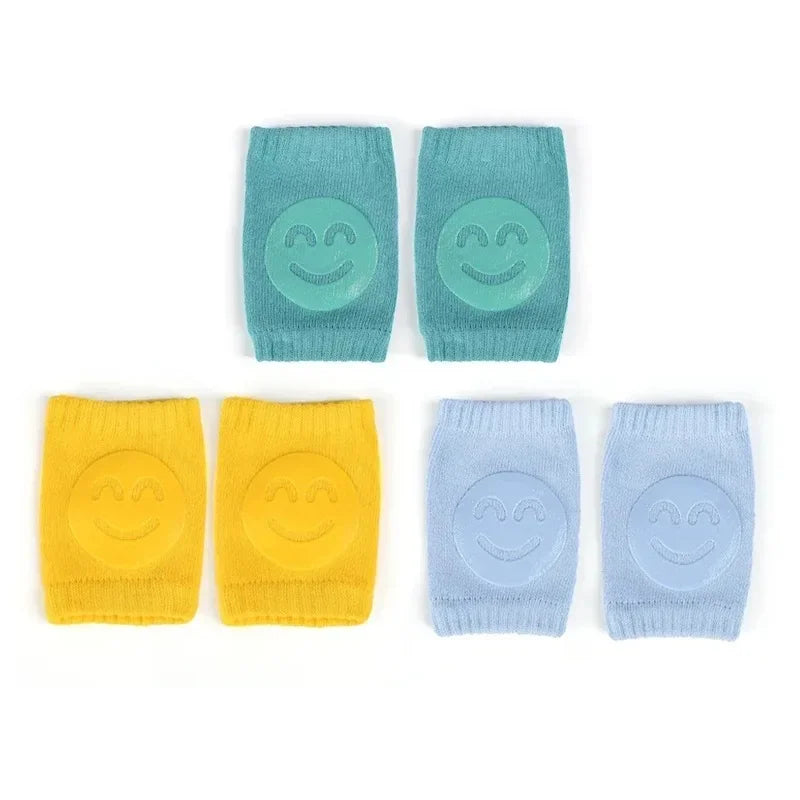 Baby Knee Pad Kids Safety Crawling Elbow Cushion Infants Toddlers Protector Safety Kneepad Leg Warmer Girls Boys Oasis Select yellow-green-blue