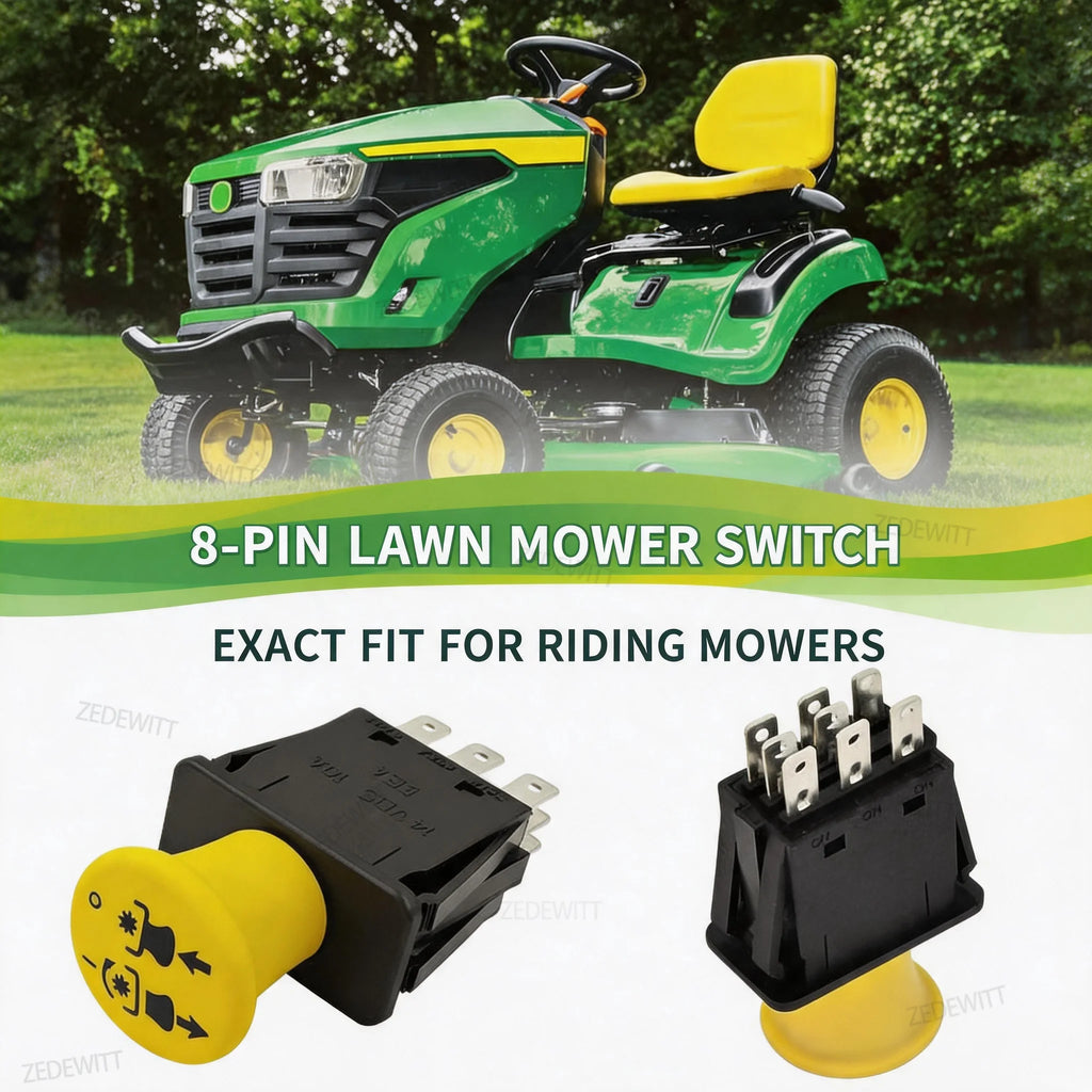 For John Deere Lawn Tractor Heavy Duty PTO Switch AM119139 AM131966 L105 L108 L120 2048 LA100 S130 Mower 717A Z625 CV493T WH48A Oasis Select