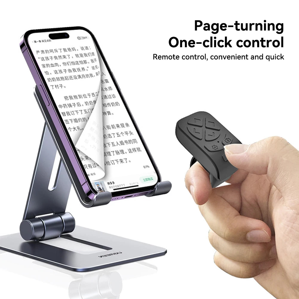 7-Button Bluetooth 5.2 Finger Ring Remote for Phone & Camera