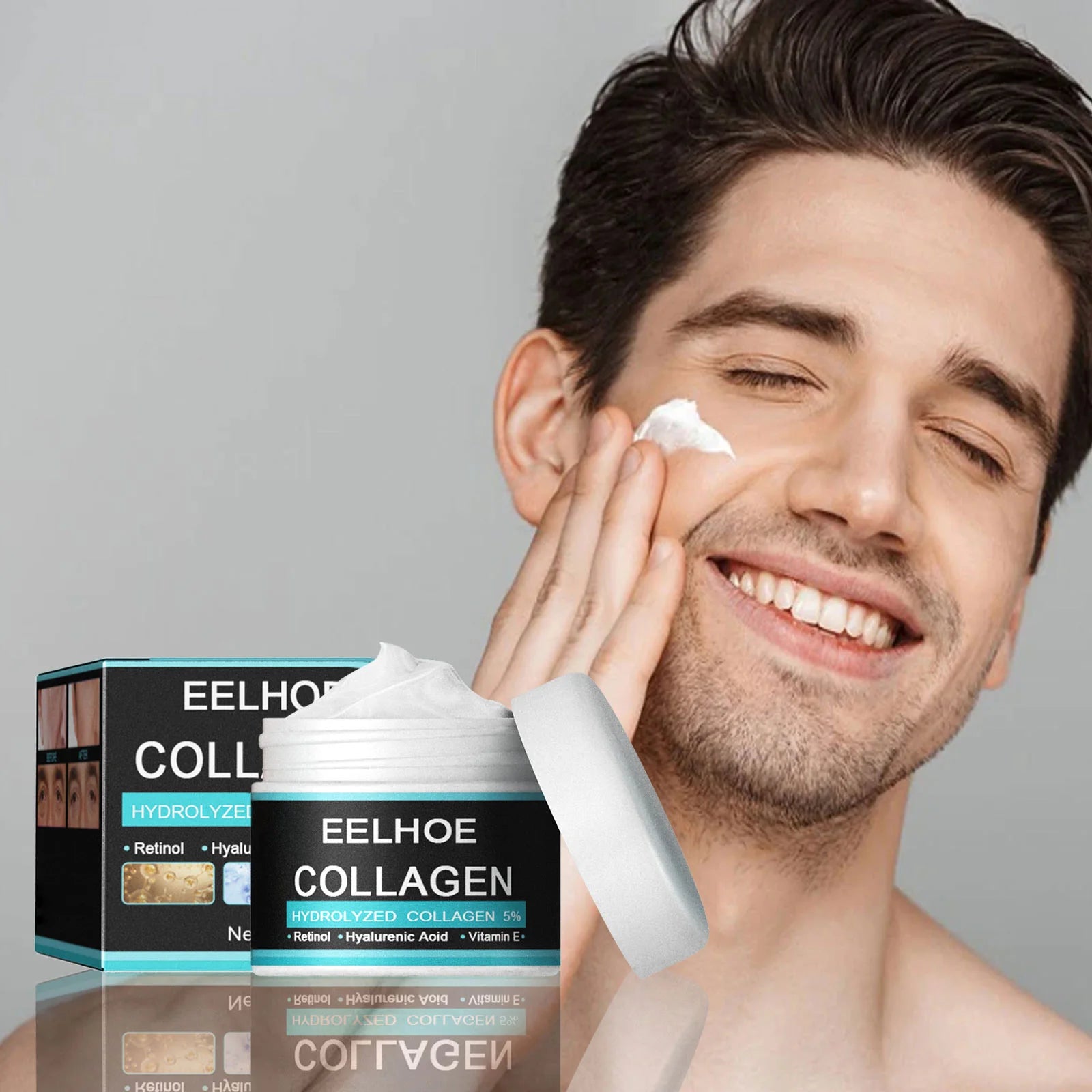 Eelhoe Men's Collagen Anti-Aging Face Cream | 50g Men's Anti-Aging Cream Oasis Select