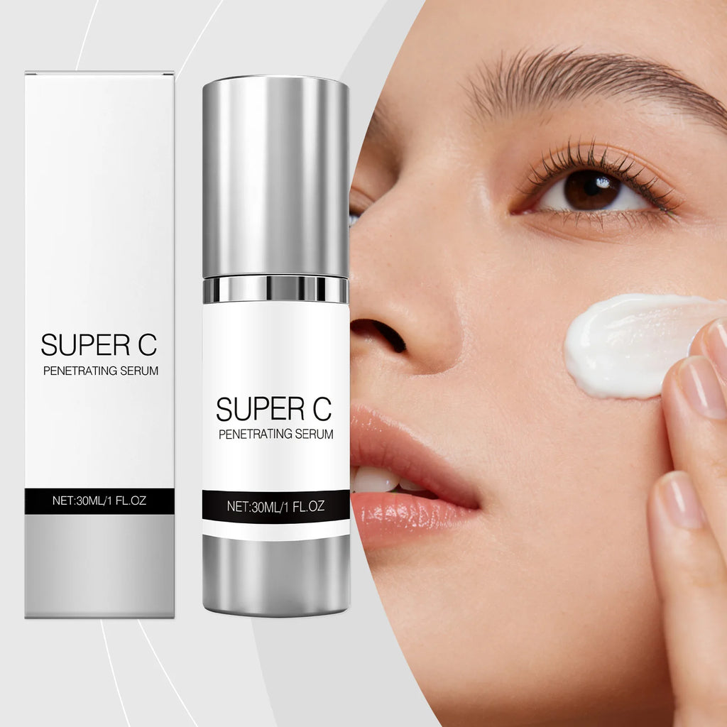Vitamin C Facial Serum Mild Moisturize Deep Penetrating Improve Fine Line Relief Rough Strengthen Skin Barrier Skincare Essence Oasis Select