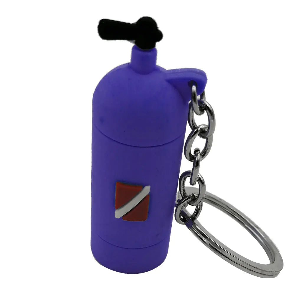 5Colors Mini Scuba Air Tank Mini Cylinder Bottle Keychain Key Ring Diver Diving Gift Oasis Select