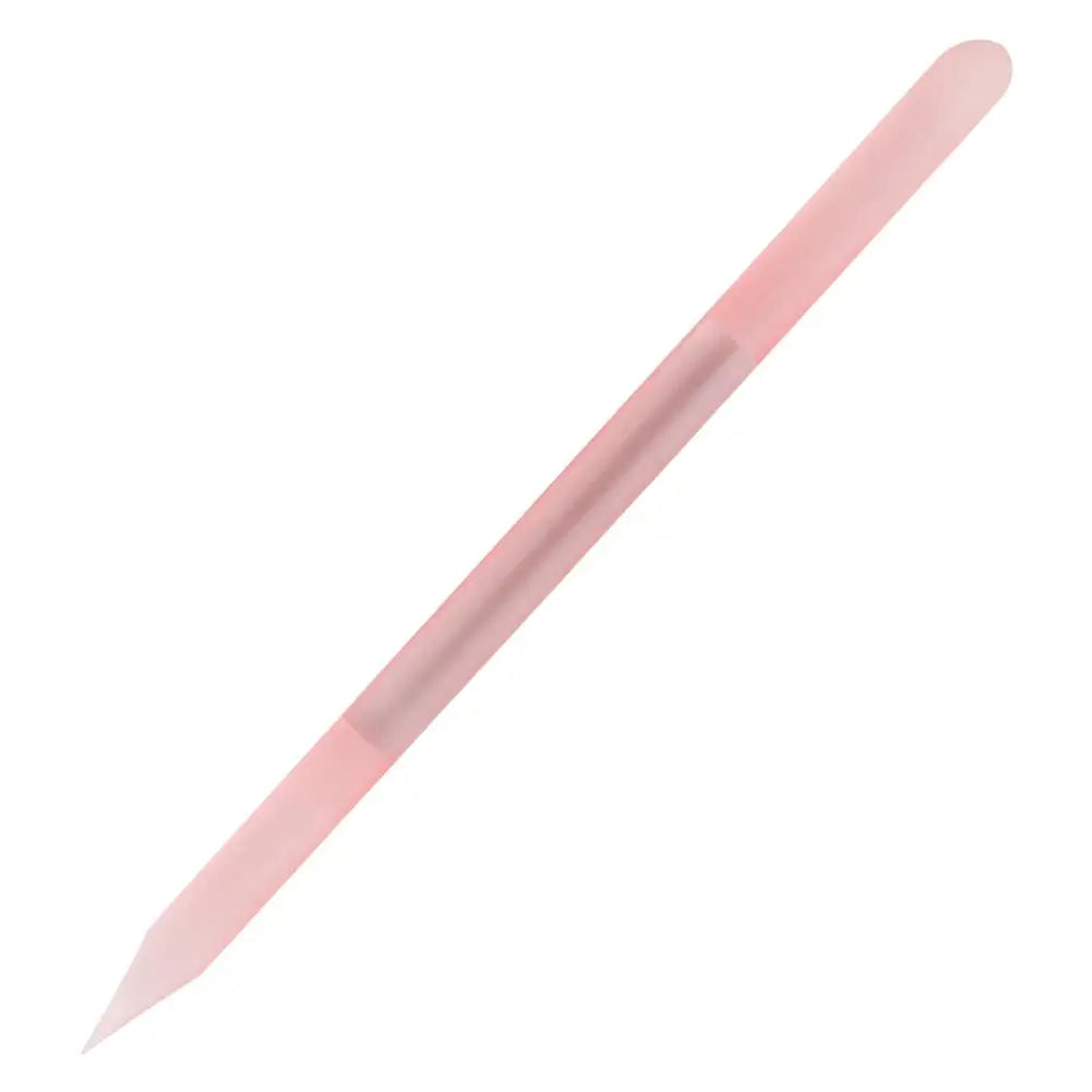 Crystal Glass Cuticle Pusher – Dual-Ended Reusable Nail Tool Cuticle Pusher Tool Oasis Select pink
