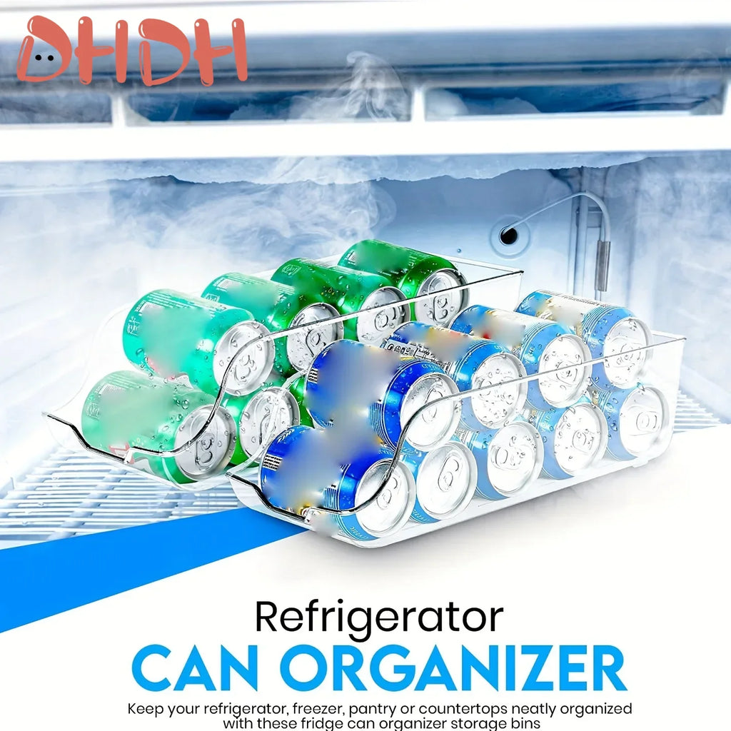 Refrigerator Storage Box Fridge Organizer Kitchen Storage Cans Soda Cans Storage Cans Basket Storage Containers Pantry Organizer Oasis Select