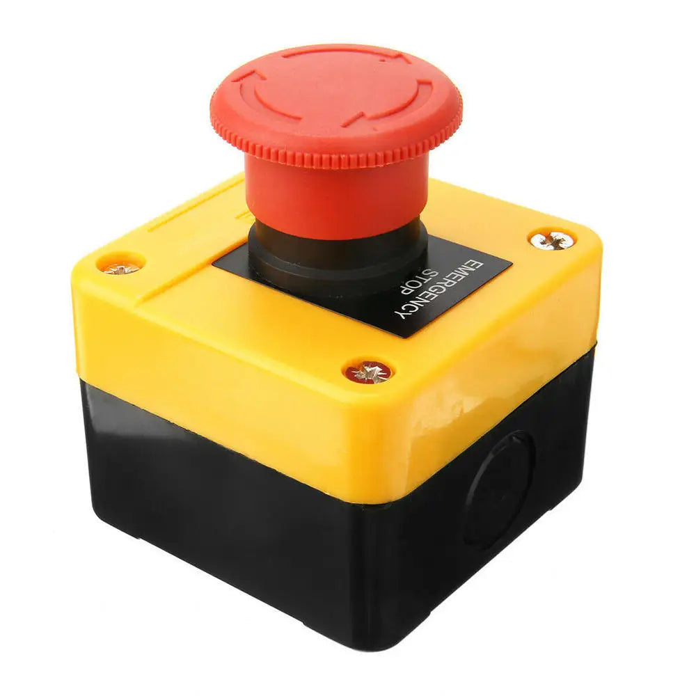 Red Mushroom Emergency Stop Push Button Switch NO/NC 240V 5A