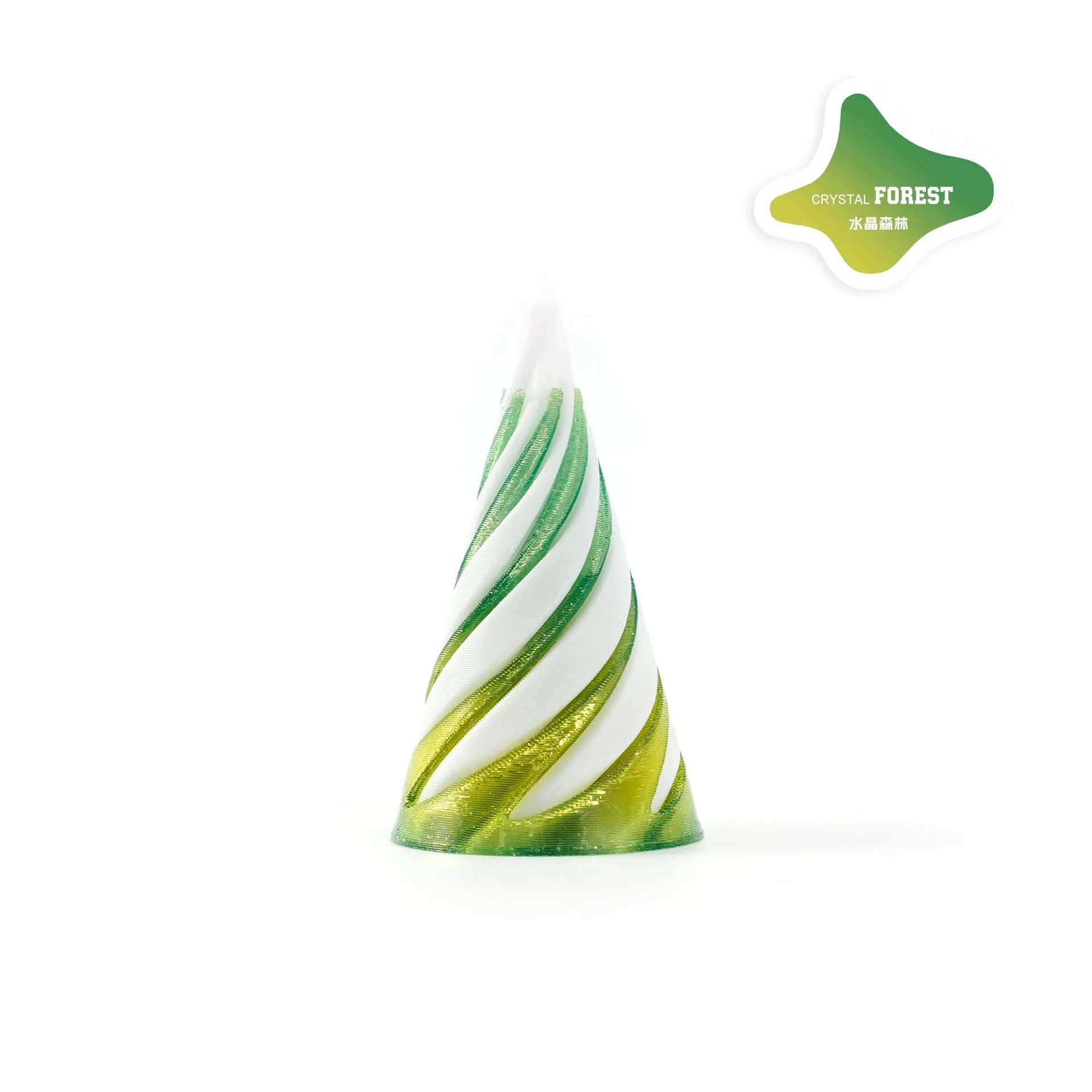 3D Printed Helix Screw Rotating Toys Stress Reducing Tool Pyramid Passthrough Sculpture Spiral Cone Ornaments Home Decoration Oasis Select Style 1