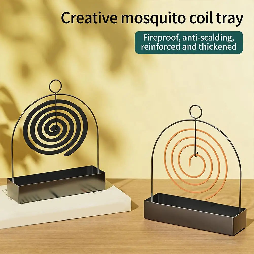Mosquito Coil Holder – Modern Iron Incense Burner Rack
