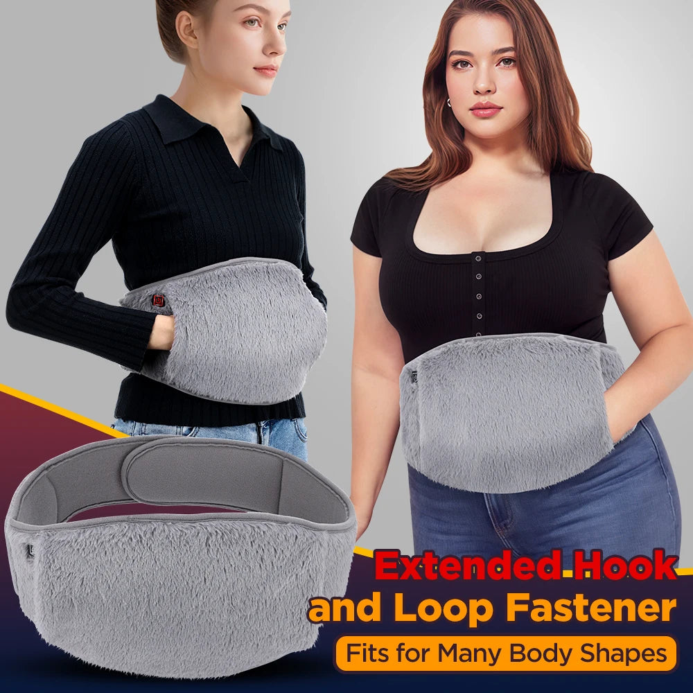 2-in-1 Electric Heated Waist Belt & Hand Warmer | 3 Heat Levels