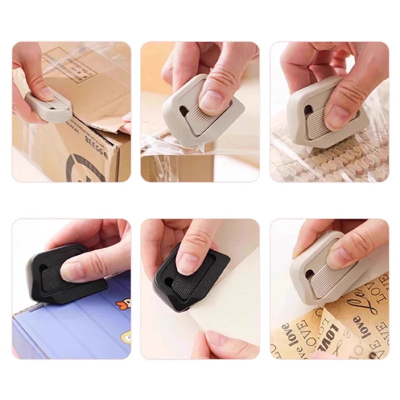 2025 New Magnetic Box Cutter - Retractable Utility Knife with Ceramic Blade, Suitable for Kids, Home and Office Use, Cardboard C Oasis Select
