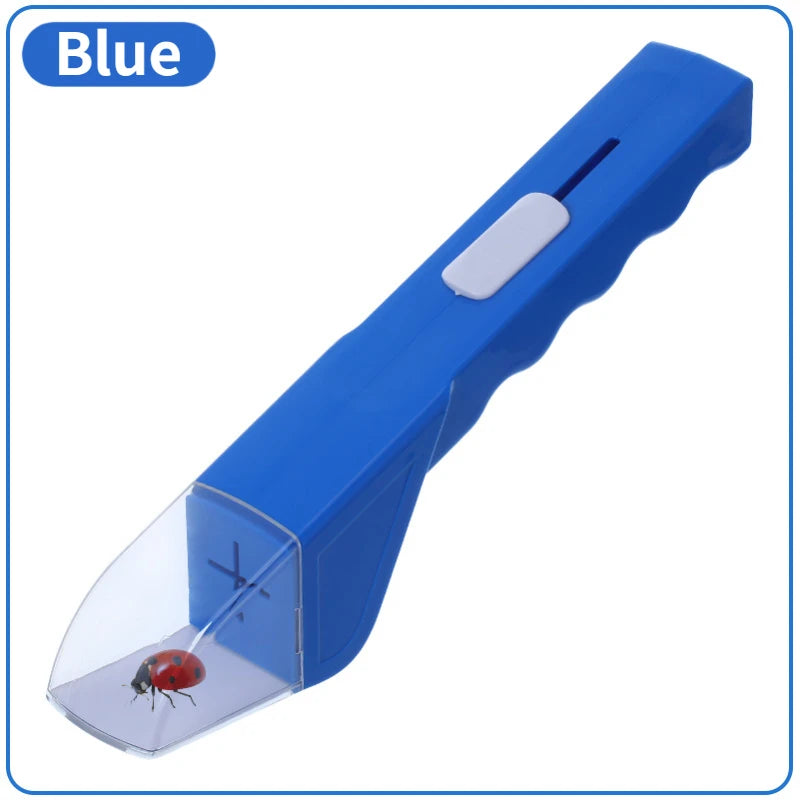 1PC Handheld Insect Catcher Bug Gripper Safe Spider Wasp Bee Catch Tool Household Garden Outdoor Portable Pest Capture Supplies Oasis Select Blue