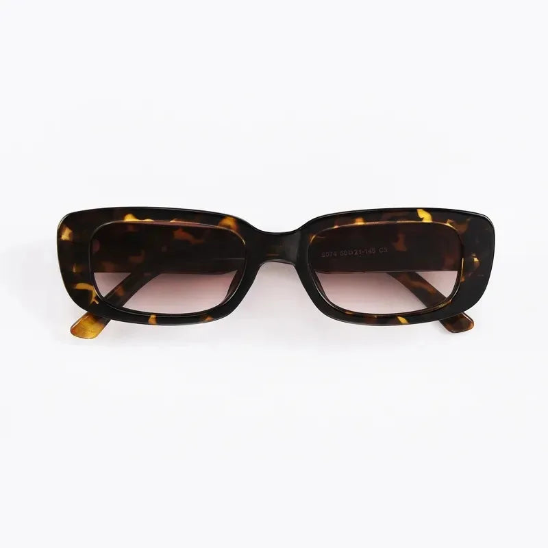 1/2/3/4pcs New Small Sunglasses Women Men Trendy Vintage Brand Designer Hip Hop Square Green Sun Glasses Female Eyewear Oasis Select