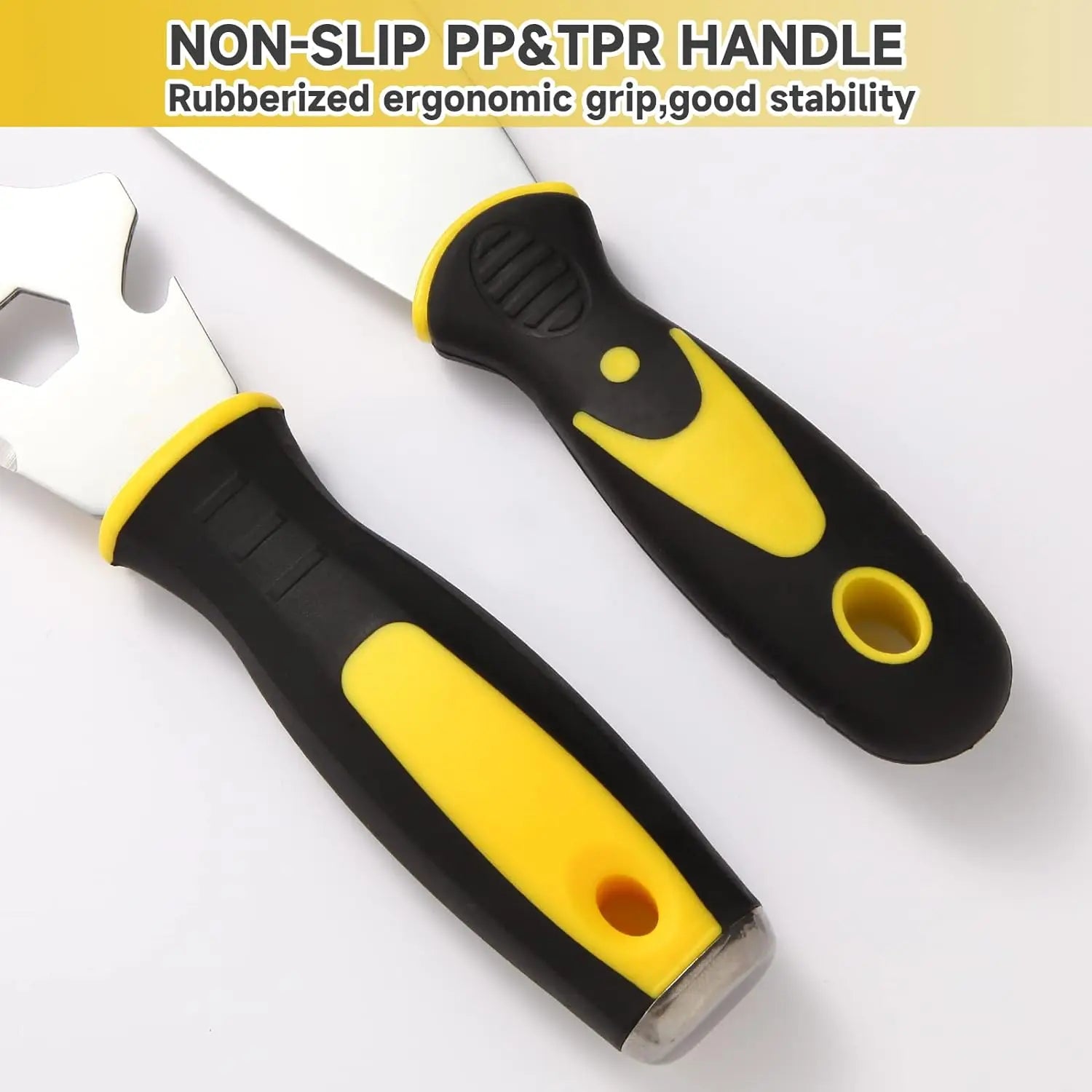 15 in 1 Multifunctional Putty Knife Set Stainless Steel Spatula Putty Scraper Cleaning Spatula DIY Construction Tools Oasis Select