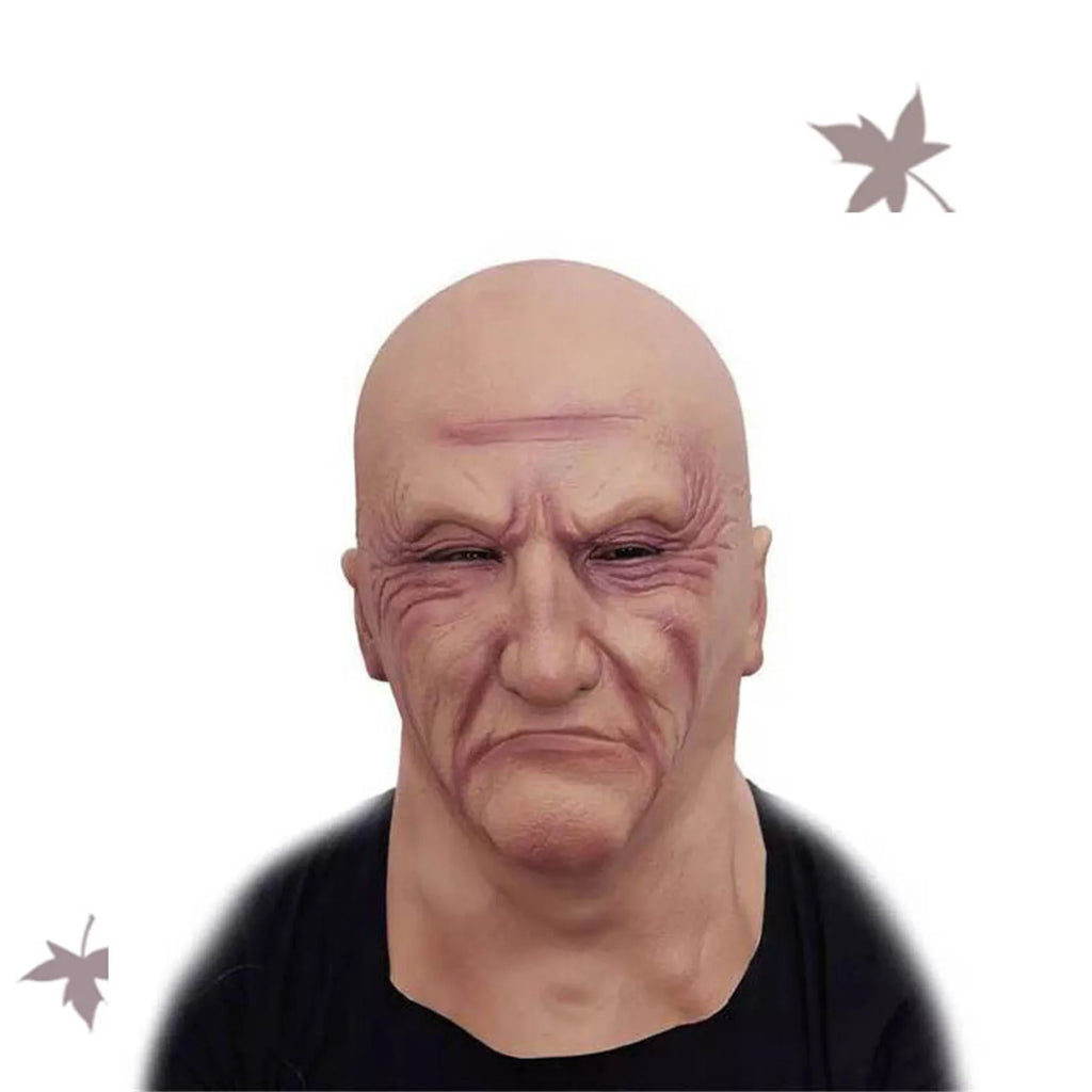Grandpa Grandma Full Head Latex Mask – Halloween Cosplay Halloween Costume Mask Oasis Select E