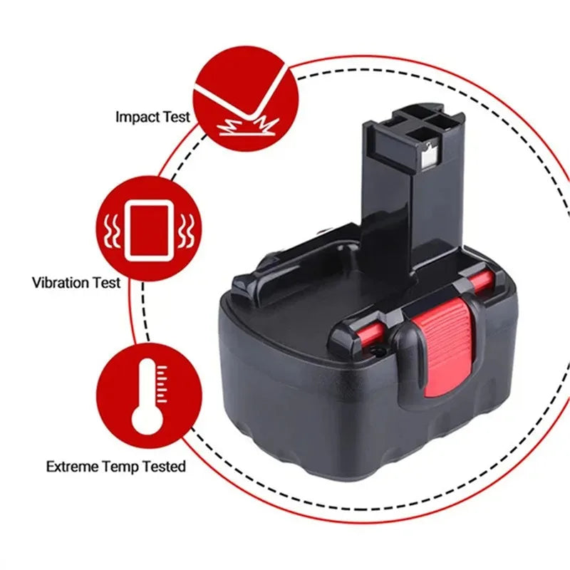 9800mAh For Bosch 14.4V Battery For Bosch D70745 2607335273 BAT038 BAT140 BAT040 BAT041 BAT159 2607335465 26073356 Drill Battery Oasis Select
