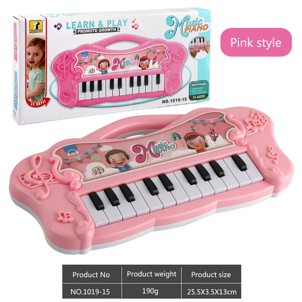 Kids Piano Keyboard Toy – Musical Learning Instrument Ages 3+ Kids Piano Toy Oasis Select Pink